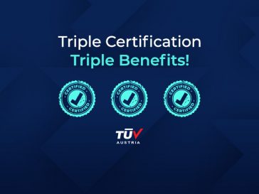 Triple ISO Certification for Us & Triple Benefits for You!
